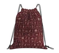 Trainer String Bags Ancient Egyptian Gym Bag Ideal Drawstring Backpack Unisex Pull String Sport Bags For Yoga Holidays Outdoor