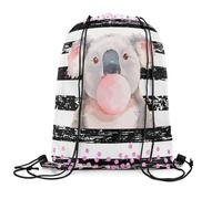 Trainer String Bags Cute Koala String Swim Lightweight Drawstring Bag Waterproof Sports Back Pack For Holidays Shopping Sports