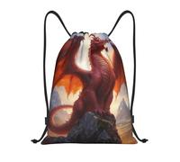 Trainer String Bags Dragon Drawstring Bag Unisex Gym Bag Lightweight Sports Back Pack For Holidays Outdoor Shopping