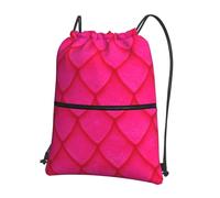 Trainer String Bags Dragon Scales Sports Back Pack Ideal Pull String Sport Bags Unisex Gym Bag For Beach Yoga Holidays