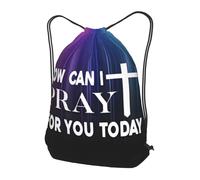 Trainer String Bags How Can I Pray For You Drawstring Bag Unisex Sports Back Pack Ideal Drawstring Backpack For Yoga Beach Holidays