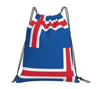 Trainer String Bags Iceland Flag Gym Bag Lightweight Sports Back Pack Foldable Pull String Sport Bags For Beach Holidays Yoga