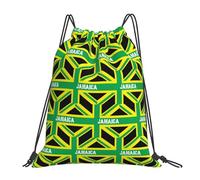 Trainer String Bags Jamaica Jamaican Kingdom Flag Gym Bag Foldable Sports Back Pack Waterproof Pull String Sport Bags For Beach Holidays Shopping