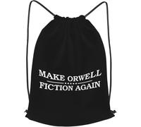 Trainer String Bags Make Orwell Fiction Again Drawstring Bag Unisex Pull String Sport Bags Foldable Sports Back Pack For Shopping Holidays Yoga