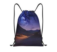 Trainer String Bags Night In The Desert Drawstring Bag Lightweight String Swim Ideal Swim Bag For Beach Holidays Sports