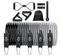 Trainer Suspension Straps - Level Resistance Band System, Elastic Workout Support Structure, Easy Mount Fitness Equipment | Bodyweight Training, Acore Strengthss, Stretching, Home Exercise,