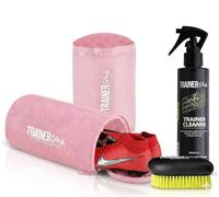 TRAINER Trash Limited Edition Pink Shoe Washing Machine Bag & Premium Trainer Cleaner Kit - Includes Mesh Shoe Wash Bag, Cleaning Spray & Brush Combo for Sneakers and Boots