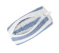 Trainer Washing Machine Bag, Shoe Washing Machine Bag,Laundry Shoe Bags for Washing Machine for All Shoe Types & Sizes, 360° Wrap-Around Cleaning, Shoe Washing Bag for Washer & Dryer(BLUE-WHITE- 1PCS)