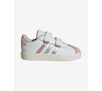 Trainers adidas VL Court 3.0 Pure White Pink Kids - 21