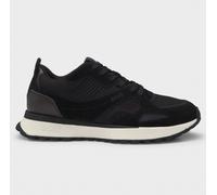 Trainers BOSS Mens Black Casual Sneakers With Logo - Jonah Runn Size 8
