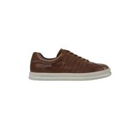 Camper for man. K100227-014 Runner brown leather shoes (39), Flat, Laces, Casual