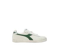 Diadora Unisex Game L Low Waxed Gymnastics Shoe, White/Green, 10.5 UK