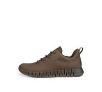 ECCO Men's Gruuv Gore-tex Waterproof Sneaker, Dark Clay Nubuck, 11-11.5