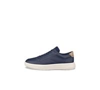 ECCO Men's Move Retro Sneaker, Marine/Honey Mustard, 11-11.5