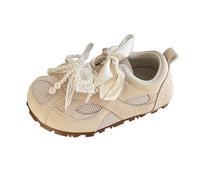 Trainers for Girls Size 12 - Boys Sneakers Lightweight Breathable Athletic Shoes for Kids Comfortable Casual Footwear Ideal for Spring and Summer Activity (Beige 10 5 Little Child)