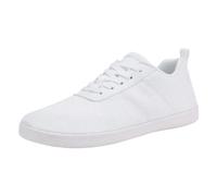 Trainers for Men Foreign Trade Flying Weaving Mesh Breathable Cople‘ s’ Shoes Round Head Low Top Soft Bottom Breathable Sneakers White