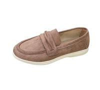 Trainers for Men Womens Flat Loafers Casual Ladies Slip On Office Work School Pumps Comfort Smart Moccasins EIDE Extra Width Shoe Khaki