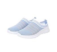 Trainers for Women,Orthopaedic Shoes,On Sneakers Breathable Mesh Upper Lightweight Soft Sole Athletic Walking Half On Casual (Blue, 4.5)