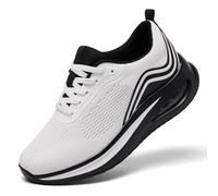 Trainers for Women Orthopedic Shoes Runing Shoes Ladies Black White UK 8