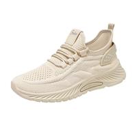 Trainers for Women Versatile Waterproof Light Trail Trainers for Hiking Dog Walks Wet Commutes Aggressive Tread Plantar Fasciitis Shoes Beige