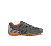 Geox Men's U Snake Original A Sneaker, Grey, 10 UK