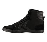 Hummel Unisex Slimmer Stadil Tonal High Hi-Top Trainers, Black, 8 UK