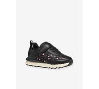 Geox Junior J Fastics Girl Sneakers Black/Purple, 34 EU