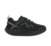 MBT Sport 4 III Leather Textile Men's Low Top Trainers - Black - Size:UK 7.5