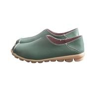 Trainers Men Casual Leather Shoes for Women Slip On Design with Zip Fastening Sporty Style in Durable Leather Cushioned Footbed & Arch Support Outdoors Green