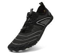 Trainers Men Running Shoes Business Rib Runner Sportschuhe Lightweight and Breathable Beach Barefoot Gym for Fitness Wide Fit A Must-Have Fashionistas Black