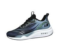 Trainers Men Women Platform Flat Athletic Shoes Lace Street Running Shoes Orthopaedic Sports Shoes Unisex Tennis Shoes Comfortable Leisure Shoes Non-Slip Trainers Fashionable Walking Shoes, Z1 Black