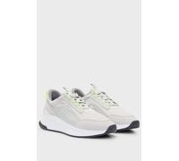 Trainers Mens BOSS Grey Casual Sneakers With Logo - TTNM Evo Runn Size 10