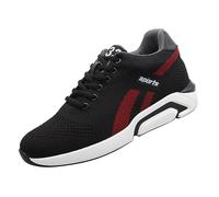 Trainers Men's Breathable Running Shoes Fabric Sports Shoes Casual Jogging Shoes Comfortable Walking Shoes Lightweight Leisure Shoes Fashion Slip Training Shoes Tennis Shoes Fashion Indoor Shoes