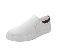 Trainers Men's Running Shoes Men on the Lowest Level Fashionable Shoes Running Men's Casual Shoes Summer Shoes Lightweight, White, 7 UK