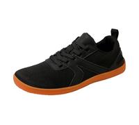 Trainers, Men's Shoes, Sports Shoes, Running Shoes, Pair of Plain Wide Outdoor Barefoot Casual Shoes, Breathable, Comfortable Sports Shoes, black, 5 UK