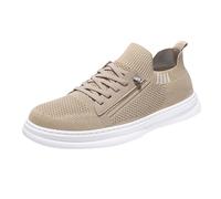 Trainers Mens Slip On Running Shoes Breathable Lightweight Mesh Walking Shoes Plat Wedge Non-Slip Sneakers Comfortable Low Casual Gym Fitness Sneaker Outdoor Comfortable Hiking Trekking Trainers