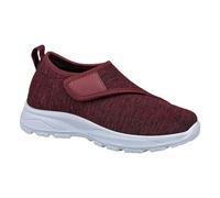 Trainers Mens Slip On Sports Tennis Shoes Hook & Loop Mesh Sneakers Lightweight Breathable Summer Trainers Arch Support Orthopedic Shoes Anti Slip Running Sneakers Casual Comfort Walking Shoe Red