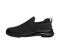 Trainers Men's Sports Shoes, Men's Shoes Running Shoes Chunky Knitted Trainers Comfortable Walking Shoes Plain Stretch Tennis Shoes Breathable Leisure Shoes Outdoor Mesh Fitness Shoes, black, 8 UK