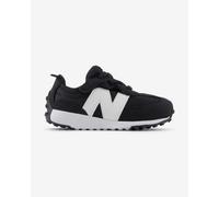 New Balance Infant Unisex 327 Trainers, Black/White, Size 8 Younger Black/White