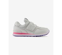Trainers New Balance 574 Hook And Loop white pure pink Kids - 35