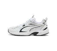 PUMA Unisex MILENIO TECH Sneaker, White Black Silver, 7.5 UK