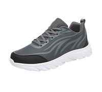 Trainers Size 11 UK, Mens Trainers Comfortable Walking Shoes, Casual Leather Printed Casual Shoes,Breathable Comfortable and Lightweight Sneakers,Men's Cycling