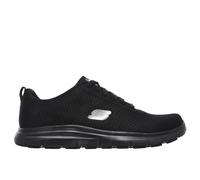 Skechers Men's Sneaker Flex Advantage Bendon SR - Black Mesh, Water Stain Repellent - UK 8