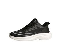 Trainers, Trekking Shoes with Risers, Ergonomic Leisure Shoes, Trainers, Soft Sole, Non-Slip, Comfortable Trainers, Outdoor Fitness, Fitness, Breathable, black, 7 UK