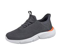 Trainers, Trekking Shoes with Risers, Running Shoes, Running Shoes, Breathable, Plain, Soft Sole, Fitness Shoes, Leisure Shoes, Breathable, darkgray, 7 UK