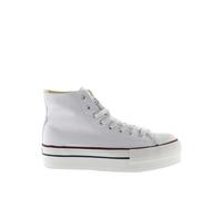 victoria Tribu Canvas High-Top Trainers & Double Platform 1061101 for Women Blanco 39