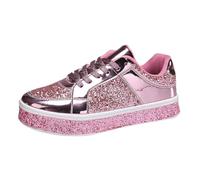 Trainers Walking Shoes Girls Fashion Platform Leather Lightweight Non Slip Tennis Chunky Colorful Lifestyle Sneakers Water Beach Workout Casual Gym Pink