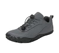 Trainers Walking Shoes Girls Ladies Breathable Sneakers Zero Drop Sole Platform Classic Tennis Travel for Flat Feet Plantar Fasciitis Spring Summer, Hiking Trekking Grey