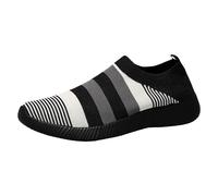 Trainers Walking Shoes Girls Slip On Womens Comfortable Sneakers Tennis Workout Ladies Easy Walk Casual Breathable Gym Jogging Black