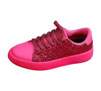 Trainers Walking Shoes Girls Trail Running Sneakers with Memory Foam Platform Classic Tennis Travel for Flat feet Plantar Fasciitis Fitness Outdoor Hot Pink